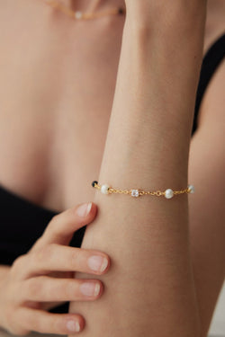 18K Gold Vermeil | Shadow Light Bracelet - Sterling Silver / 18K Gold Vermeil - Beau One