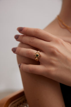 Emerald Eye Ring