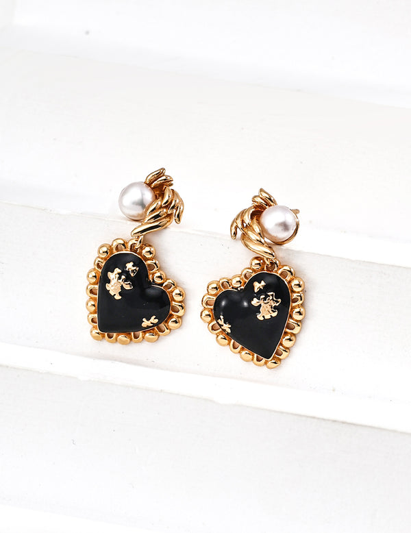 Midnight Cherub Earrings