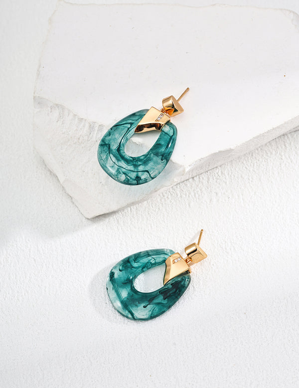 Mosswave Earrings