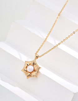 Celestial Bloom Necklace - Sterling Silver / 18K Gold Vermeil - Beau One