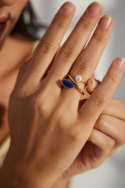 Celestial Orbit Ring - Sterling Silver / 18K Gold Vermeil - Beau One