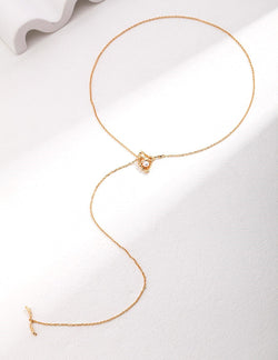Falling Light Necklace - Sterling Silver / 18K Gold Vermeil - Beau One