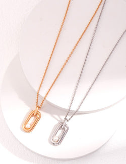 Framed Pearl Necklace - Sterling Silver / 18K Gold Vermeil - Beau One