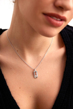 Framed Pearl Necklace - Sterling Silver / 18K Gold Vermeil - Beau One