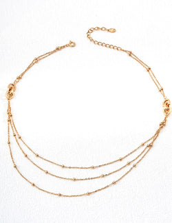 Golden Drift Necklace - Sterling Silver / 18K Gold Vermeil - Beau One