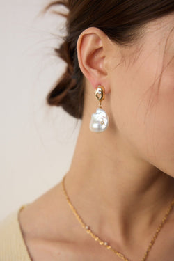 Lustre Drop Earrings - Sterling Silver / 18K Gold Vermeil - Beau One