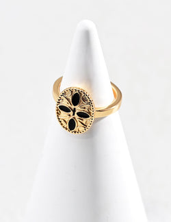 Midnight Crest Signet Ring - Sterling Silver / 18K Gold Vermeil - Beau One