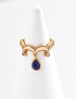 Midnight Crown Ring - Sterling Silver / 18K Gold Vermeil - Beau One