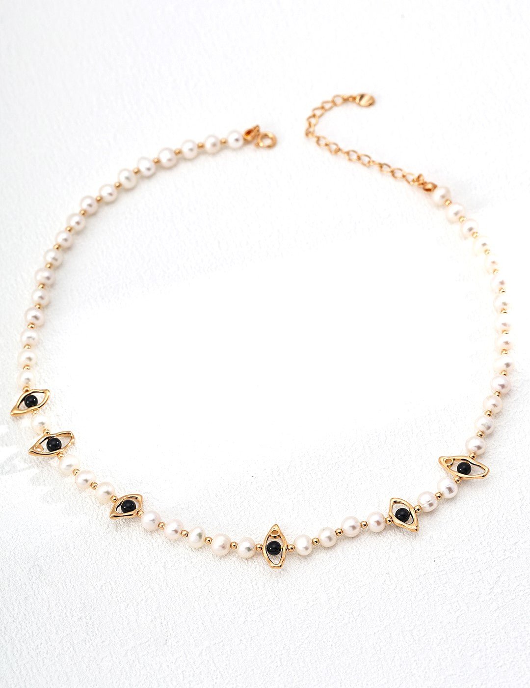 Midnight Eye Necklace - Sterling Silver / 18K Gold Vermeil - Beau One