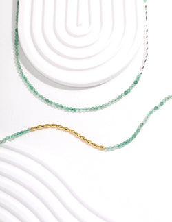 Mistdrop Necklace - Sterling Silver / 18K Gold Vermeil - Beau One