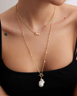 Muse of Balance Necklace - Sterling Silver / 18K Gold Vermeil - Beau One