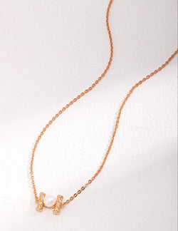 Muse of Balance Necklace - Sterling Silver / 18K Gold Vermeil - Beau One