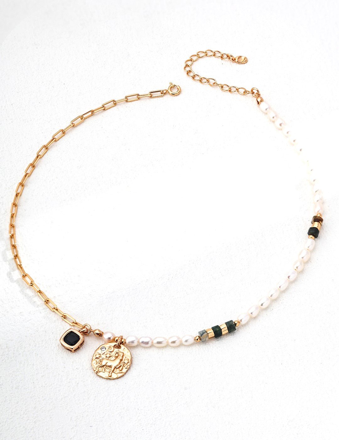 Nomad Pearl Necklace - Sterling Silver / 18K Gold Vermeil - Beau One