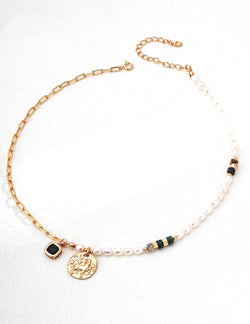 Nomad Pearl Necklace - Sterling Silver / 18K Gold Vermeil - Beau One