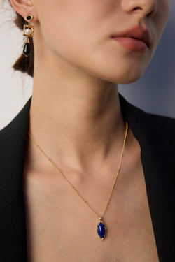 Oracle Stone Necklace - Sterling Silver / 18K Gold Vermeil - Beau One