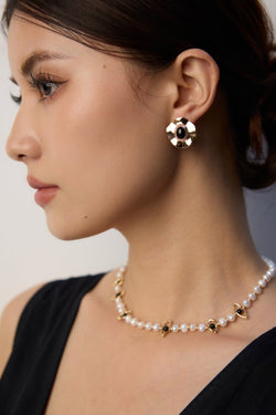 Petal Glow Earrings - Sterling Silver / 18K Gold Vermeil - Beau One