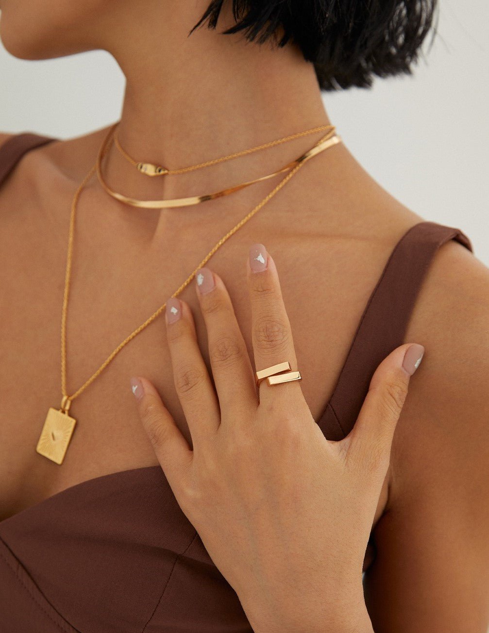 Radiant Echo Necklace - Sterling Silver / 18K Gold Vermeil - Beau One
