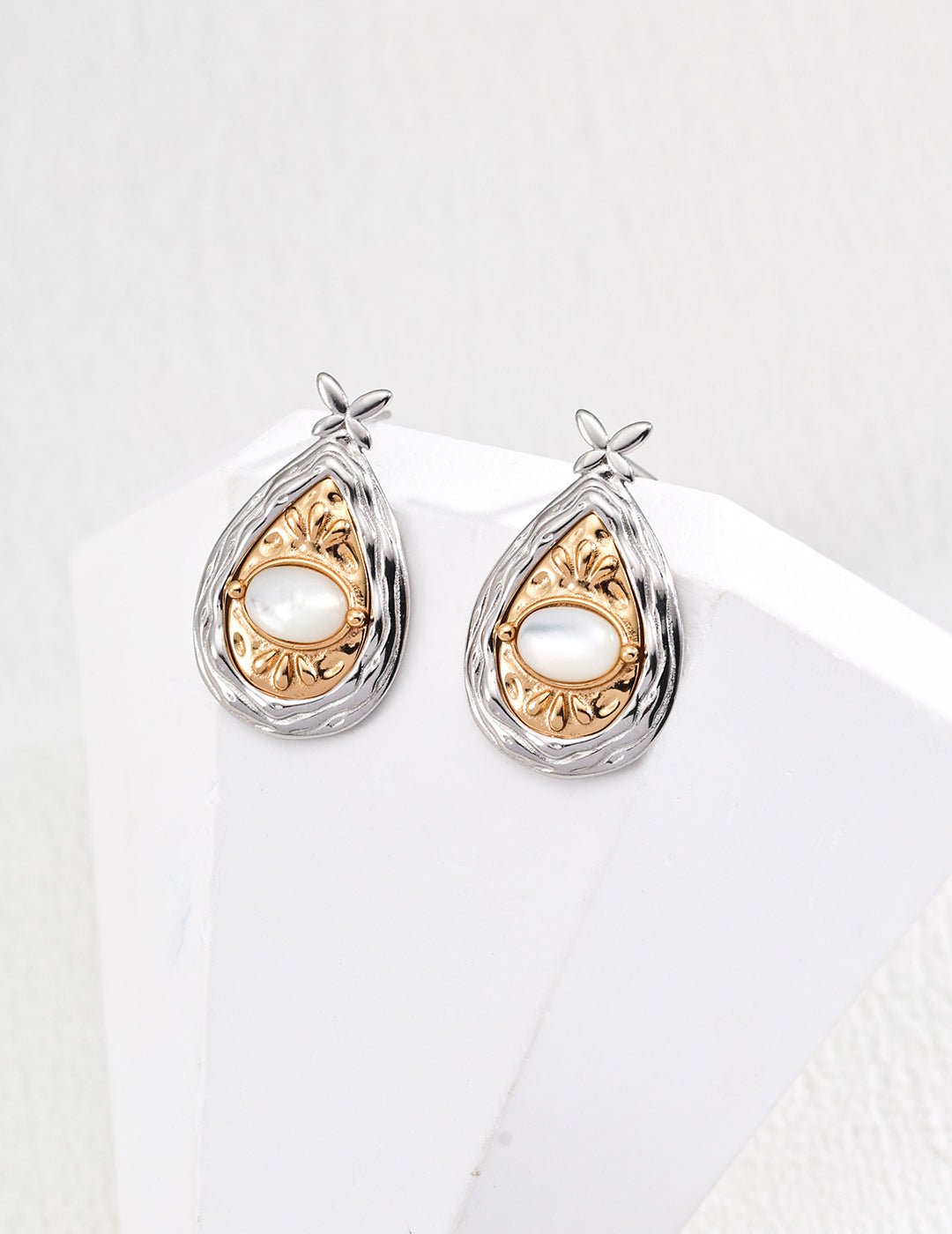 Seraphina Drop Earrings - Sterling Silver / 18K Gold Vermeil - Beau One
