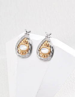 Seraphina Drop Earrings - Sterling Silver / 18K Gold Vermeil - Beau One