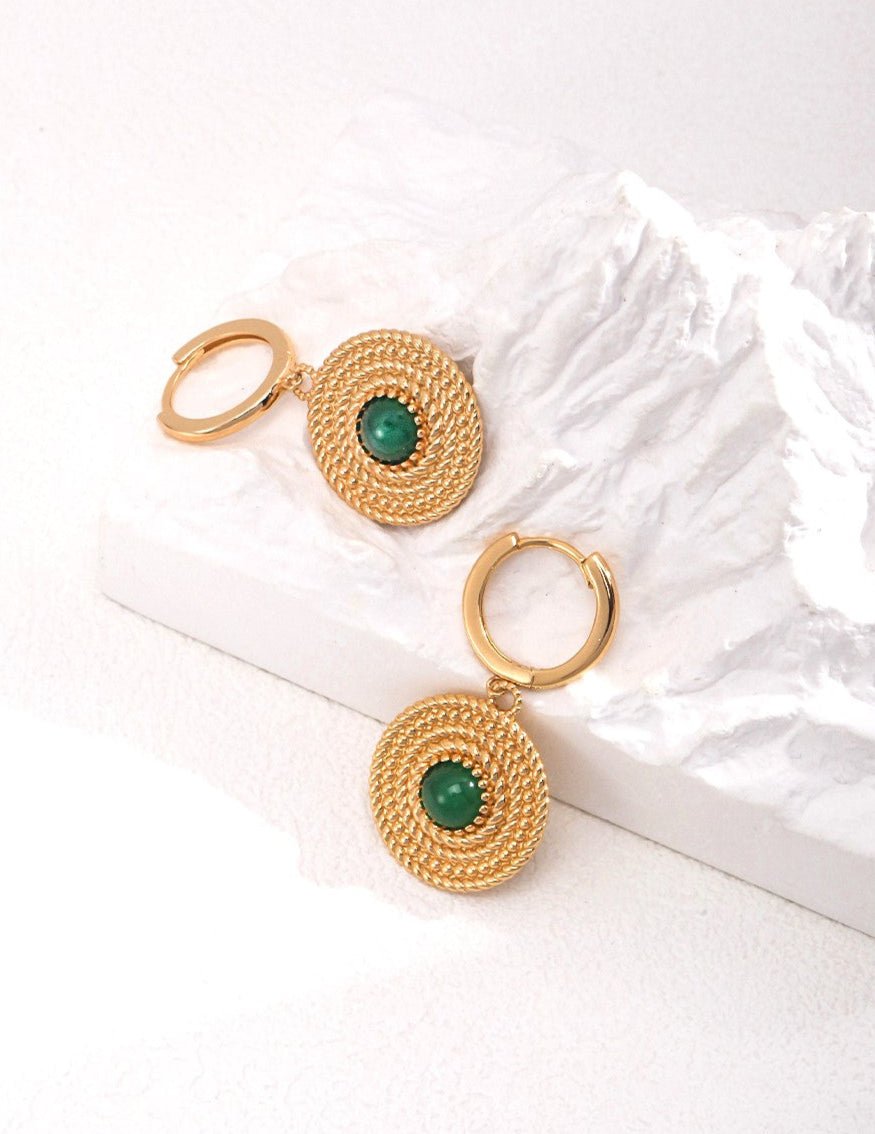 Serene Orbit Earrings - Sterling Silver / 18K Gold Vermeil - Beau One