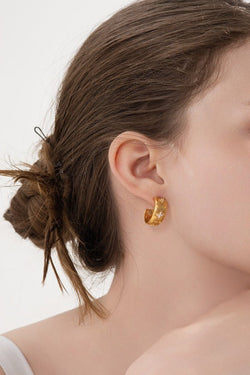 Stardust Crest Earrings - Sterling Silver / 18K Gold Vermeil - Beau One