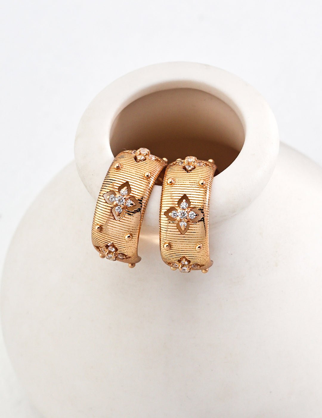 Stardust Crest Earrings - Sterling Silver / 18K Gold Vermeil - Beau One