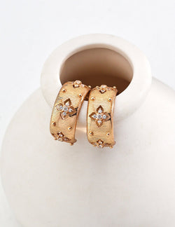 Stardust Crest Earrings - Sterling Silver / 18K Gold Vermeil - Beau One