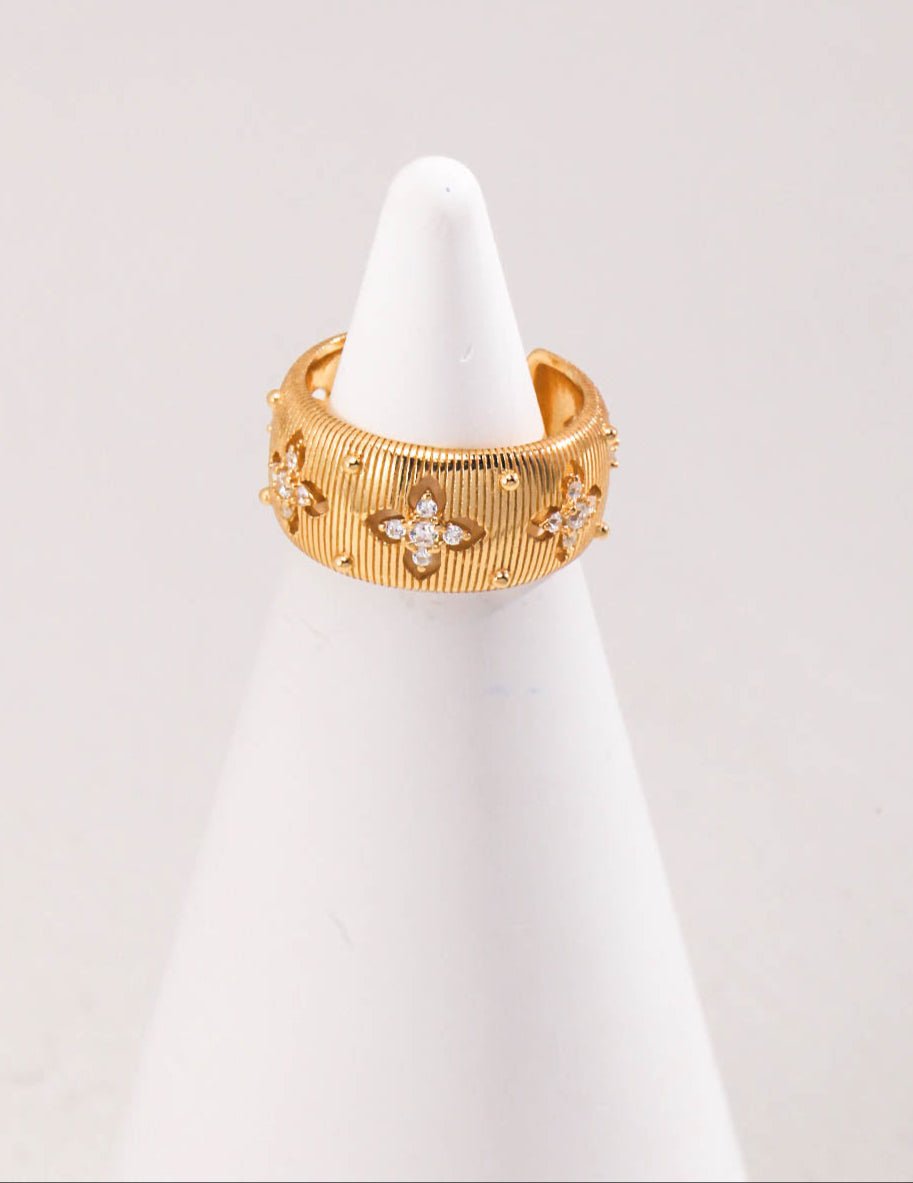 Stardust Crest Ring - Sterling Silver / 18K Gold Vermeil - Beau One