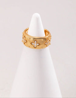 Stardust Crest Ring - Sterling Silver / 18K Gold Vermeil - Beau One