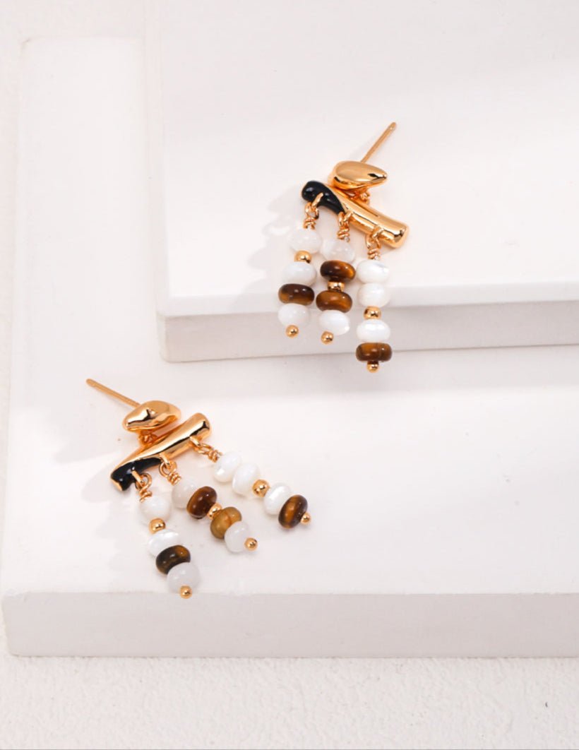 Twilight Rhythm Earrings - Sterling Silver / 18K Gold Vermeil - Beau One