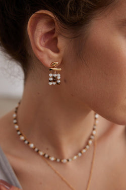 Twilight Rhythm Earrings - Sterling Silver / 18K Gold Vermeil - Beau One