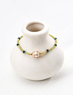 Verdant Halo Bracelet - Sterling Silver / 18K Gold Vermeil - Beau One