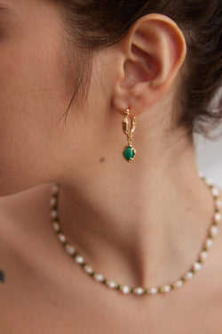 Verdant Vine Earrings - Sterling Silver / 18K Gold Vermeil - Beau One