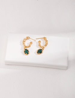 Verdant Vine Earrings - Sterling Silver / 18K Gold Vermeil - Beau One