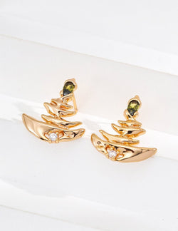 Whispering Pines Earrings - Sterling Silver / 18K Gold Vermeil - Beau One