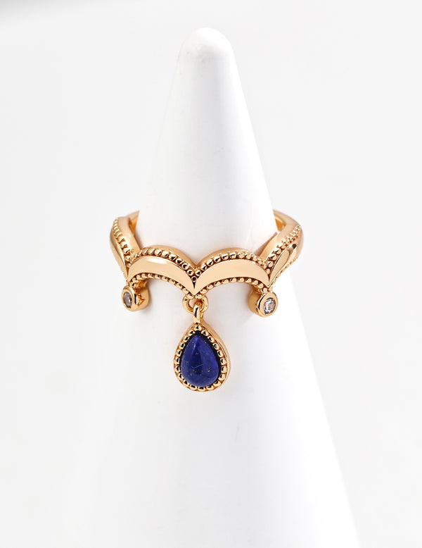 Midnight Crown Ring
